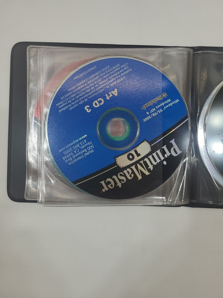 PrintMaster Platinum 10 1997-9 CD’s Complete & Tested.