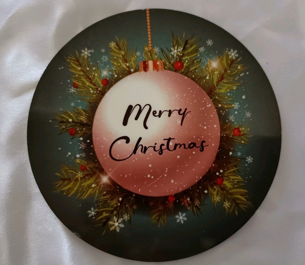 Festive Table Coasters Set of 2