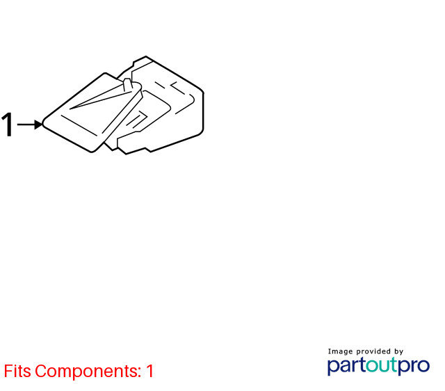 Camera/Projector Camera Front Windshield Mounted Fits 17-19 HIGHLANDER 936187