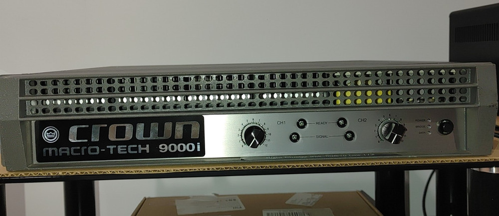 CROWN MACRO-TECH 9000i PRO POWER AMPLIFIER