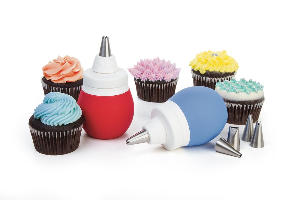 PrepWorks Decorating Kit - Complete Set for Cake, Cupcake, and Cookie Decorat...