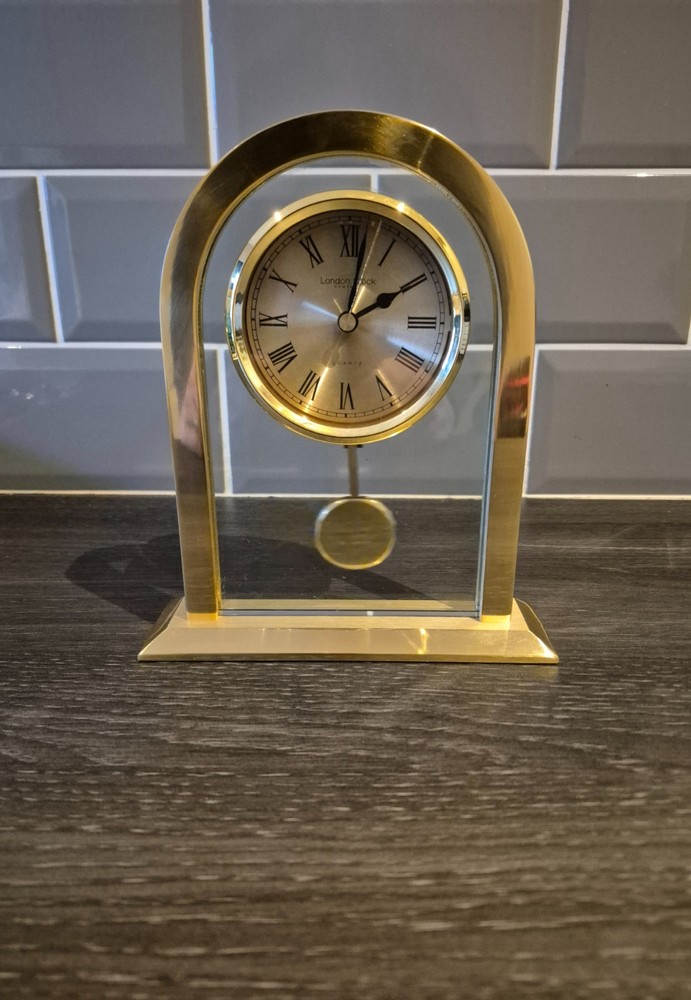 London Clock Co Quartz Pendulum Mantle Clock
