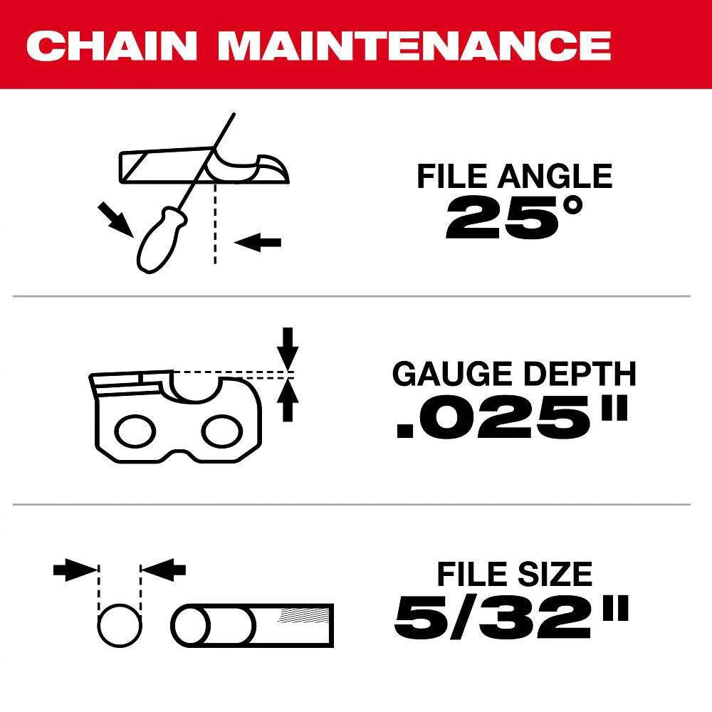 Milwaukee 10 In Telescoping Pole Saw Chain