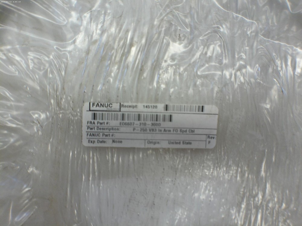 FANUC E06607-310-300D P-250V83 CABLE NSMP
