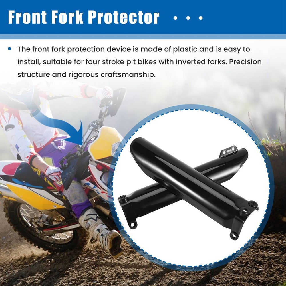 1Pair Motorcycle Front Fork Absorber Protector Covers Plastic Guards for2614