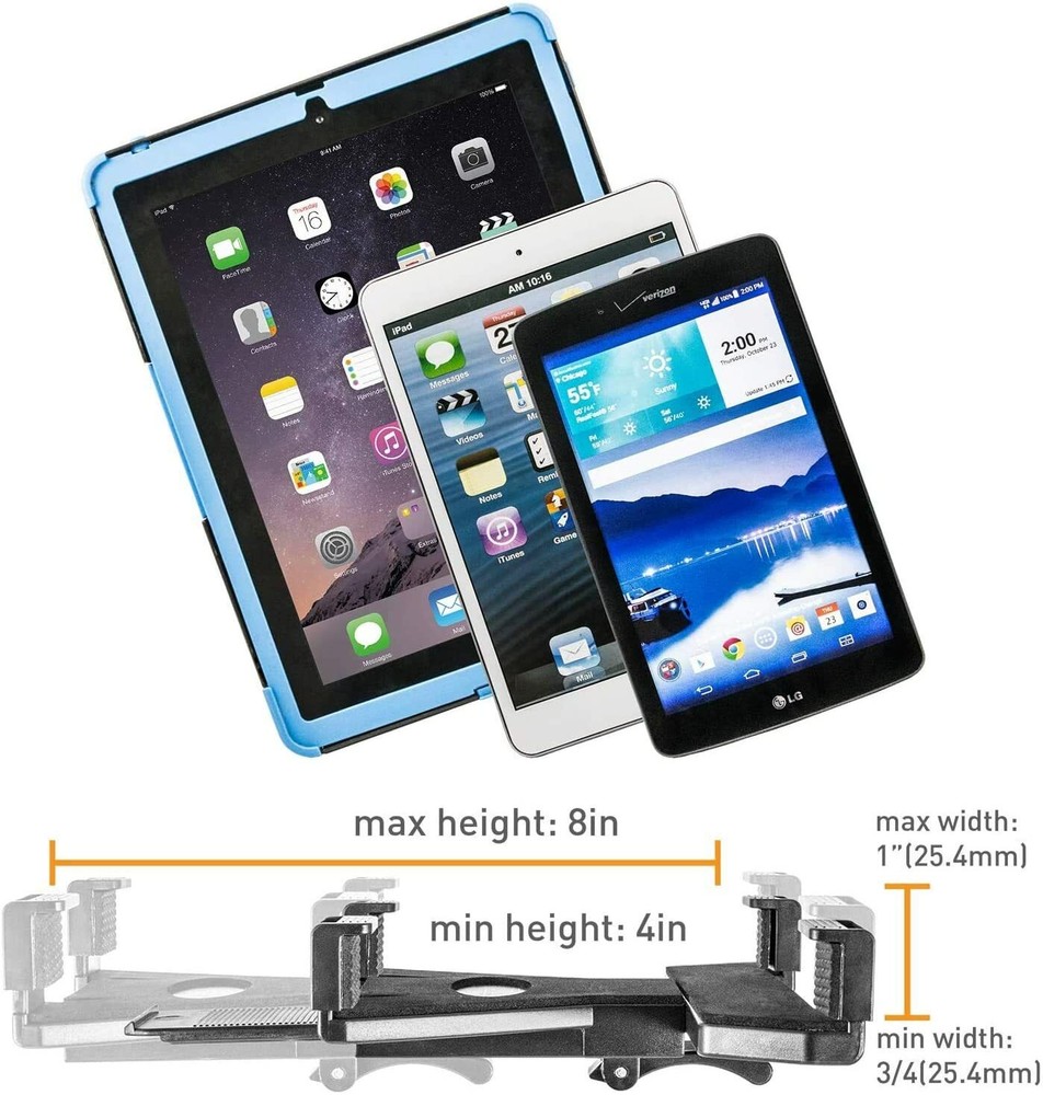 iBOLT Stream-Cast TabDock Tablet Stand- Weighted Base Mount for Live Streaming