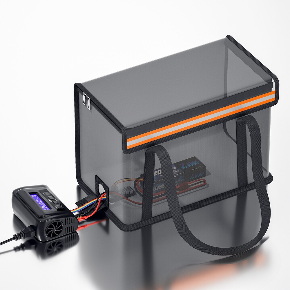 Zeee Large Capacity Lipo Battery Bag Fireproof Explosionproof Guard Safe Bag