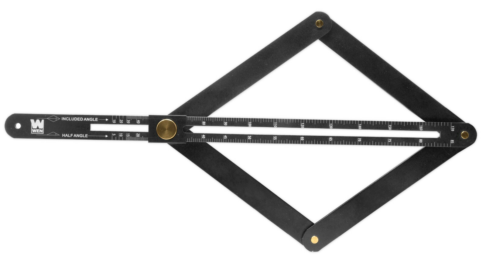 WEN ME360P Aluminum Miter Saw Bevel Gauge & Corner Angle Finder for Woodworking