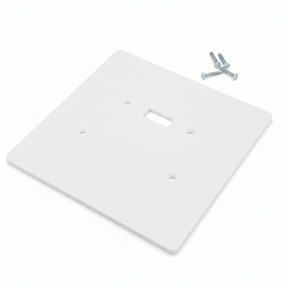 Oversize Combination Wall Plate Blank + Toggle Switch Cover 6x6 Jumbo 2-Gang