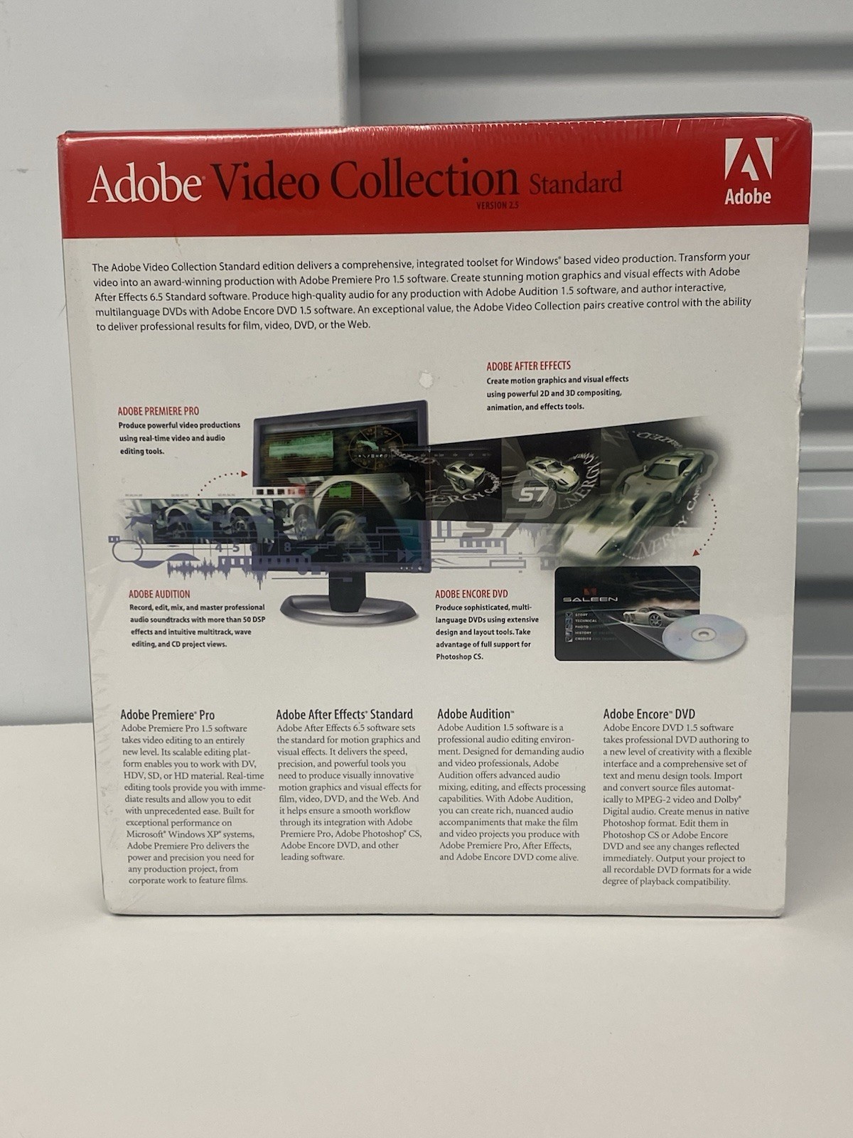 ADOBE VIDEO COLLECTION STANDARD EDUCATION VERSION 2.5 NEW & SEALED