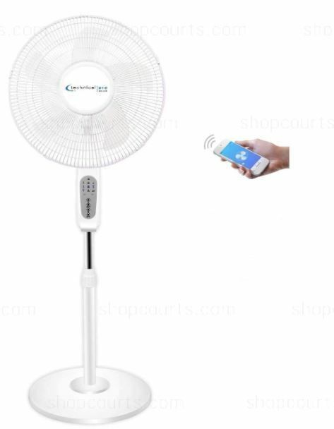 Technical Pro FXA16 Alexa & Google Home Enabled 16" Oscillating Fan