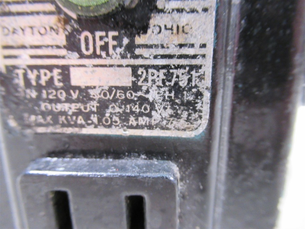 Vintage Staco 2PF751 Variable Auto Transformer Rare Antique Unit