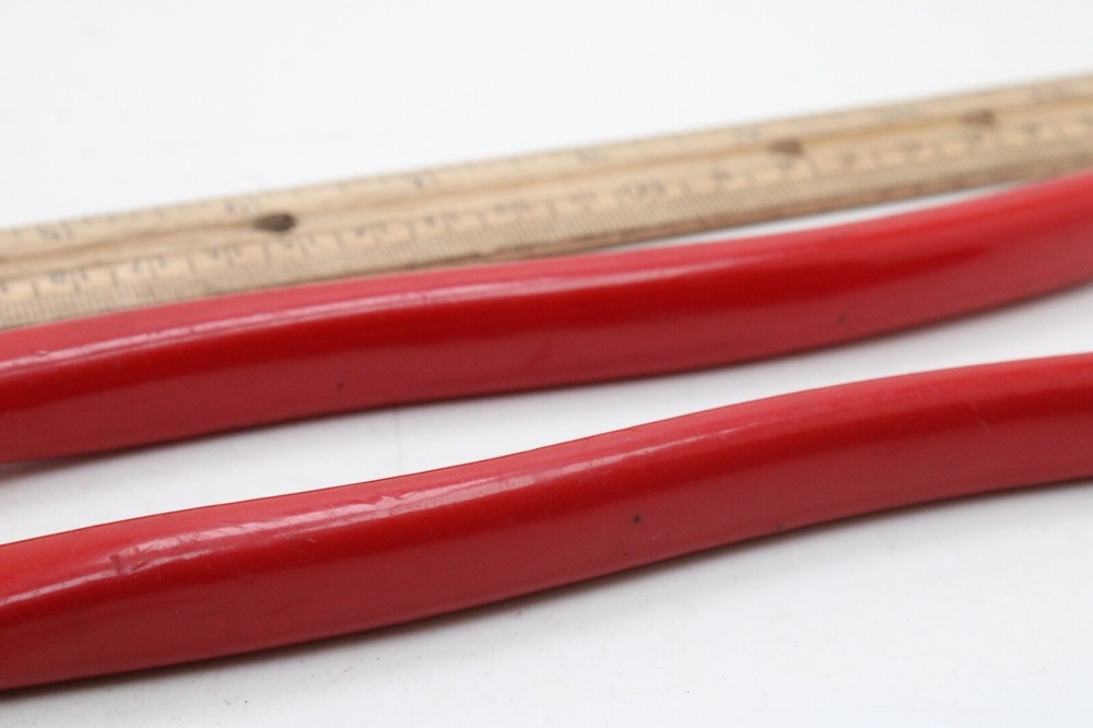 Unbranded 10" RED Rubber Handle Forge Nipper Tool