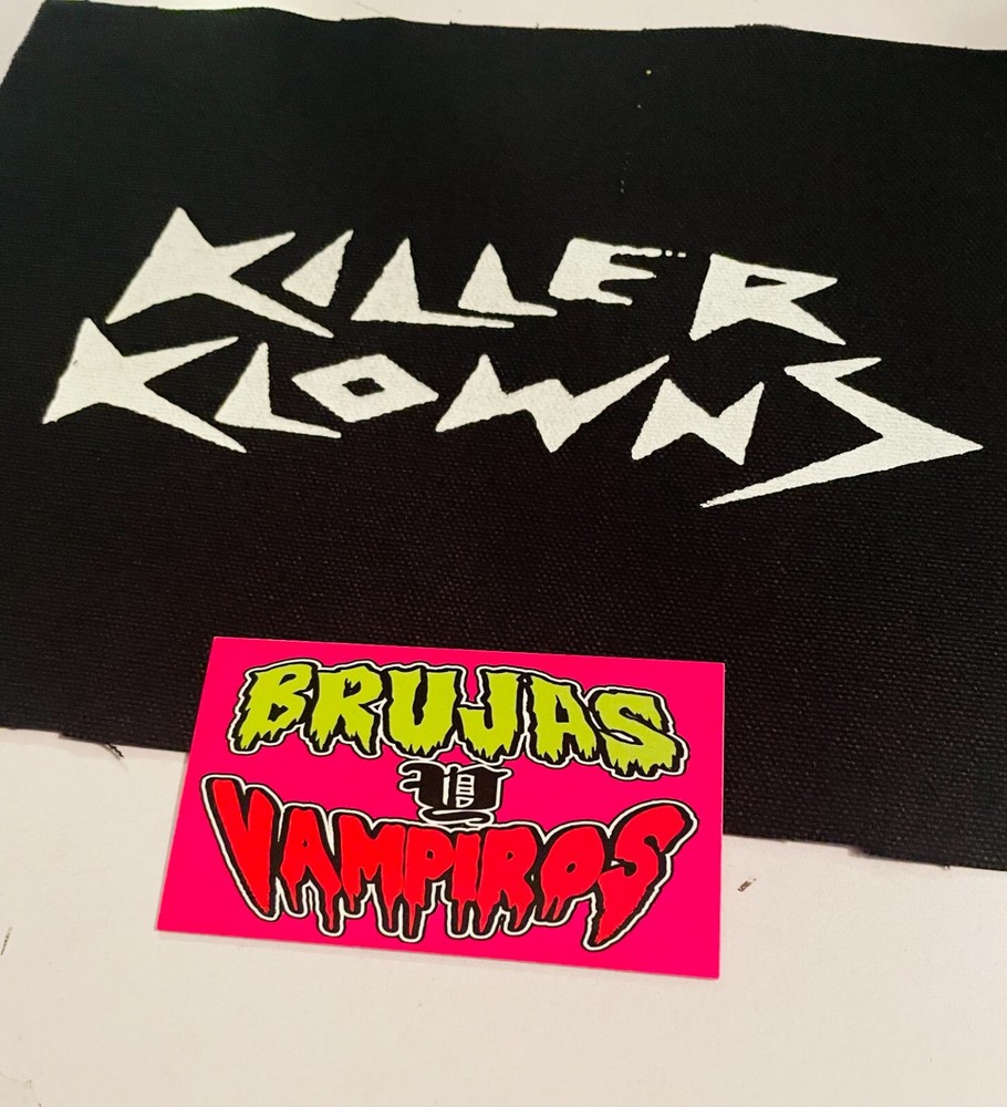 killer klowns horror patches color patch