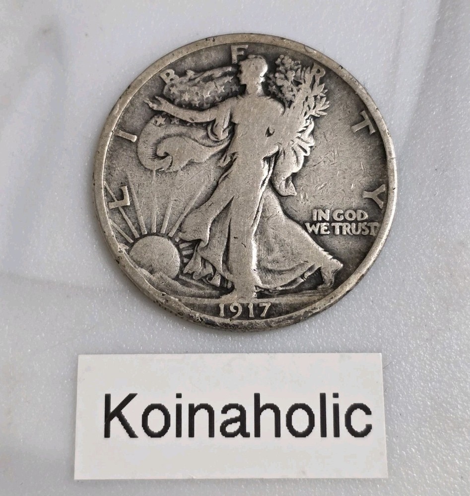 1917 PDS Walking Liberty Half Dollars, 50c Reverse Mint Marks 🔥From Storage🔥