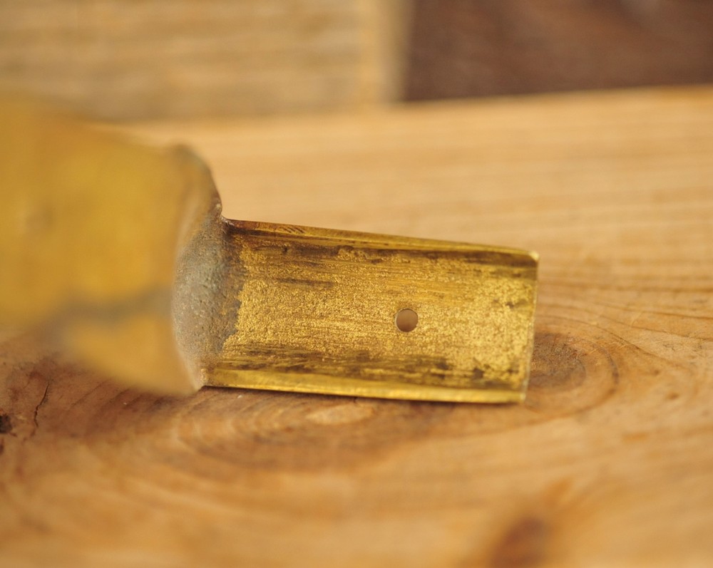 Black Powder Muzzleloader Brass Buttplate (See Measurements)