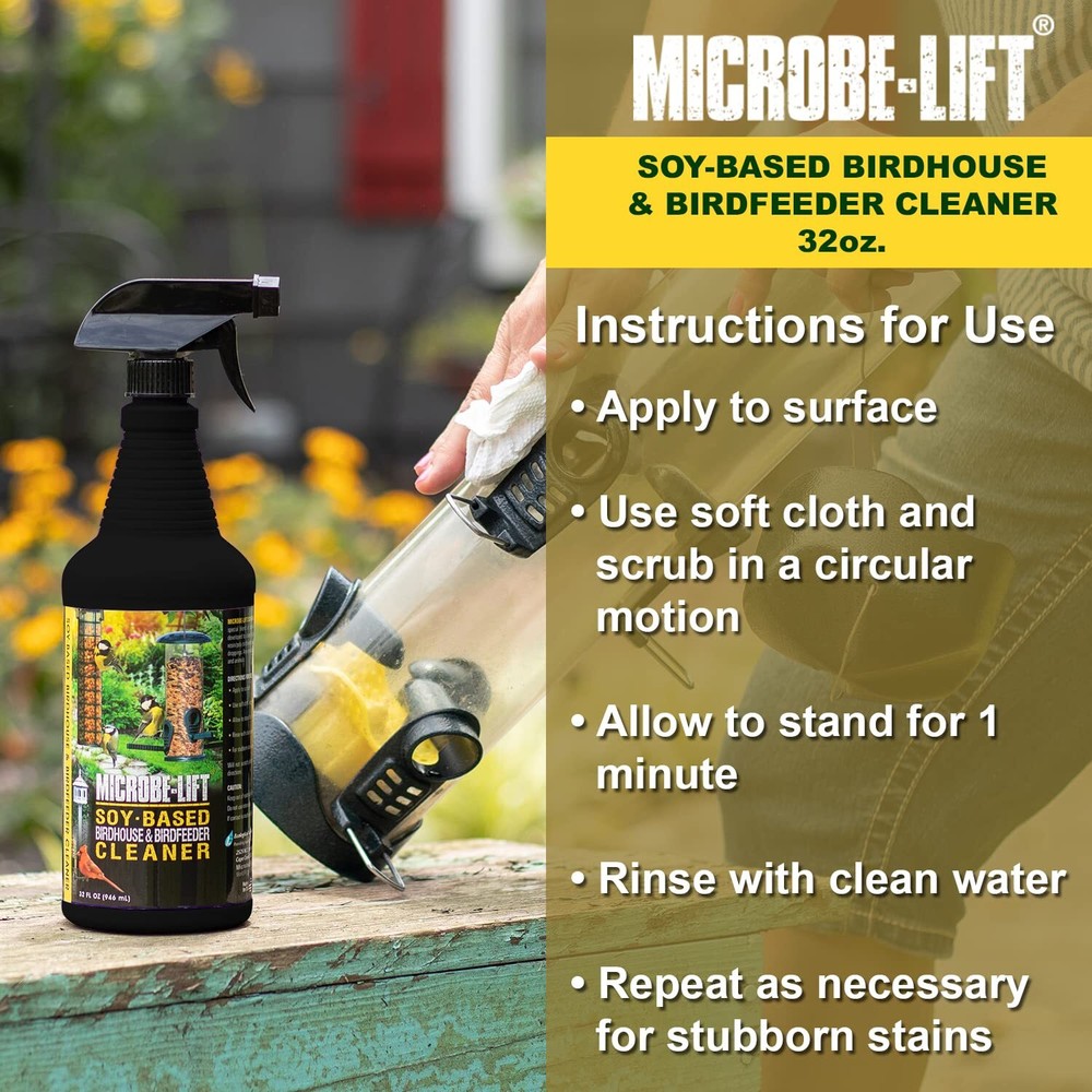 Microbe-Lift Soy-Based Birdhouse & Birdfeeder Cleaner