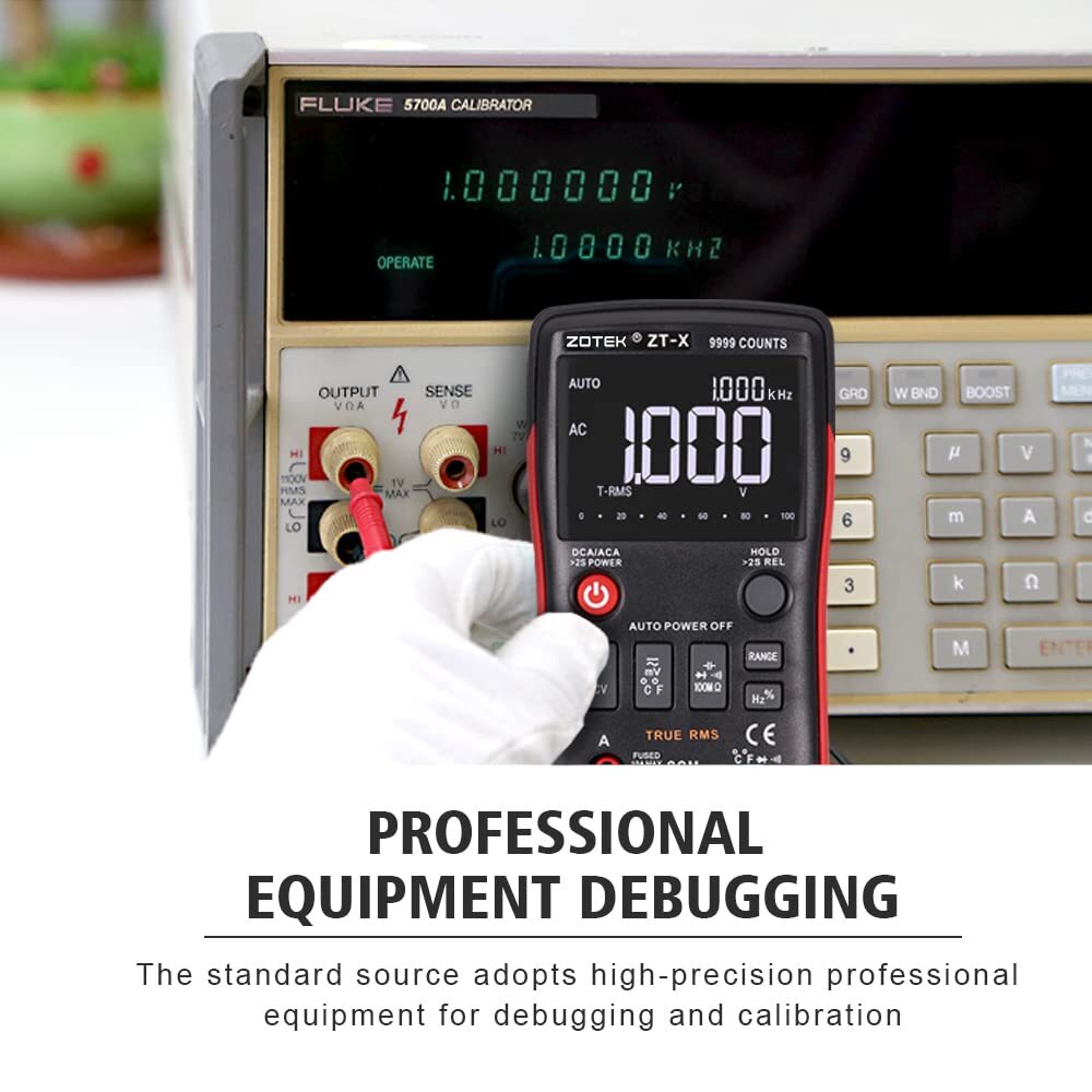 ZT-X Digital Multimeter 9999 Counts High-precision Auto Range NCV Multimetro VFC