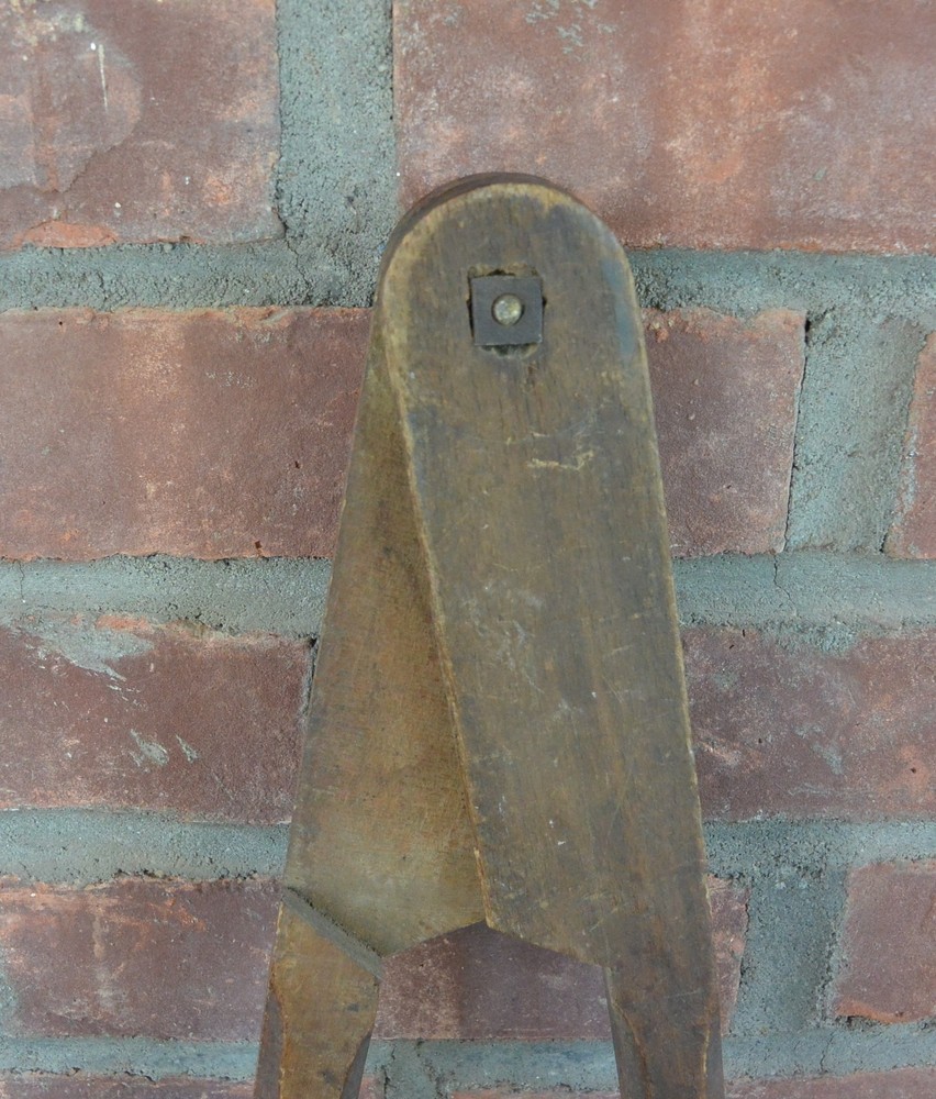 Antique Wooden Calipers Divider-Compass; Carpentry Tool