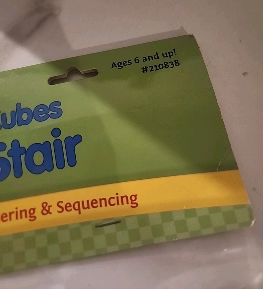 FIVE (5) -Didax Unifix Interlocking Cubes Counting Cube Stair 1-10 Learning Math