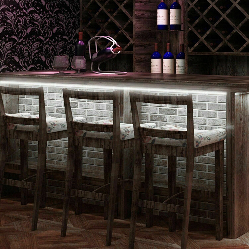 110V 5050 LED Strip Light Flexible Tape Lighting Rope Home Outdoor With US Plug