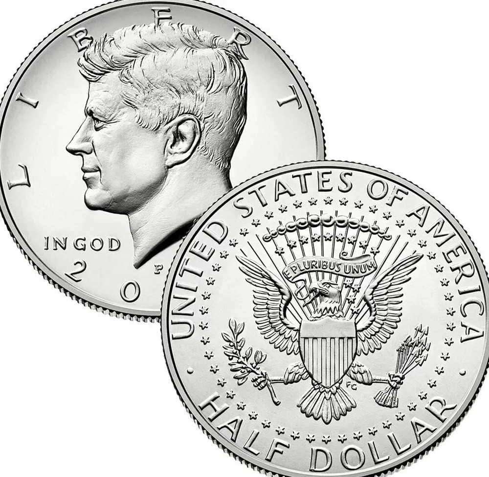 2002 P & D Kennedy Half Dollar BU 2 Coin Year Set