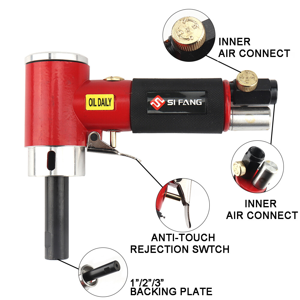 2" 3" Air Orbital Sander MIni Pneumatic Polisher Buffer Machine For Auto Work