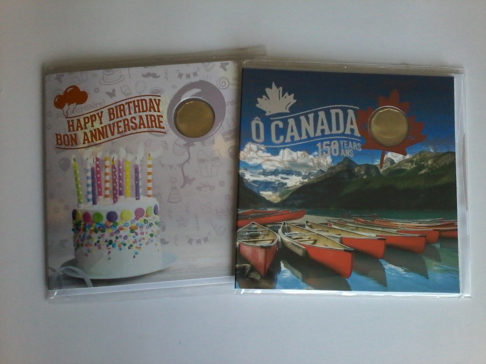 2017 Gift Coin Sets (O Canada, Birthday)