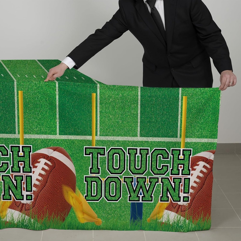 Gatherfun 2-Pack Football Decorations – 108" x 54" (Rectangular), Green
