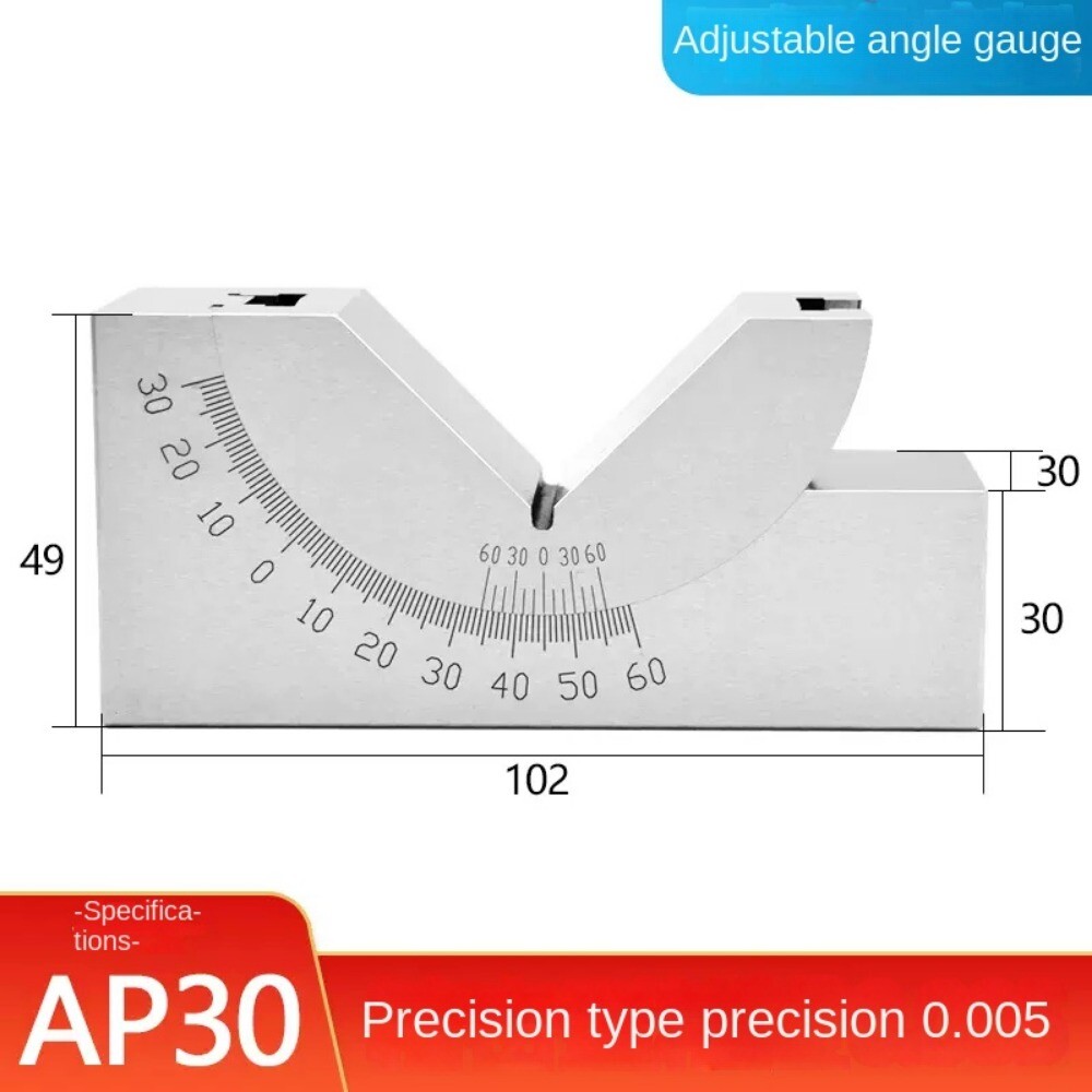 AP30 Milling Precision 90 Celsius Adjustable Angle V Block 0-60 Celsius Vice