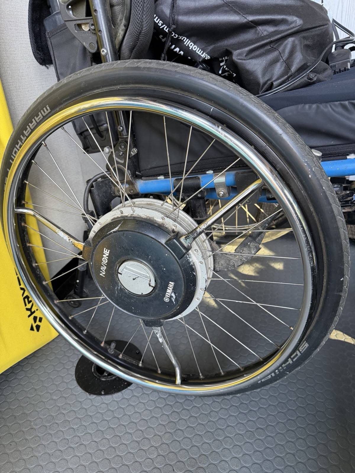 Yamaha Sunrise Quickie Navione 24" Power Assist Xtender Wheelchair battery