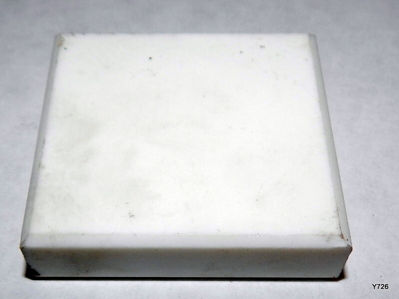 Hi-Macs Ghost White 2" x 2" x 1/2"