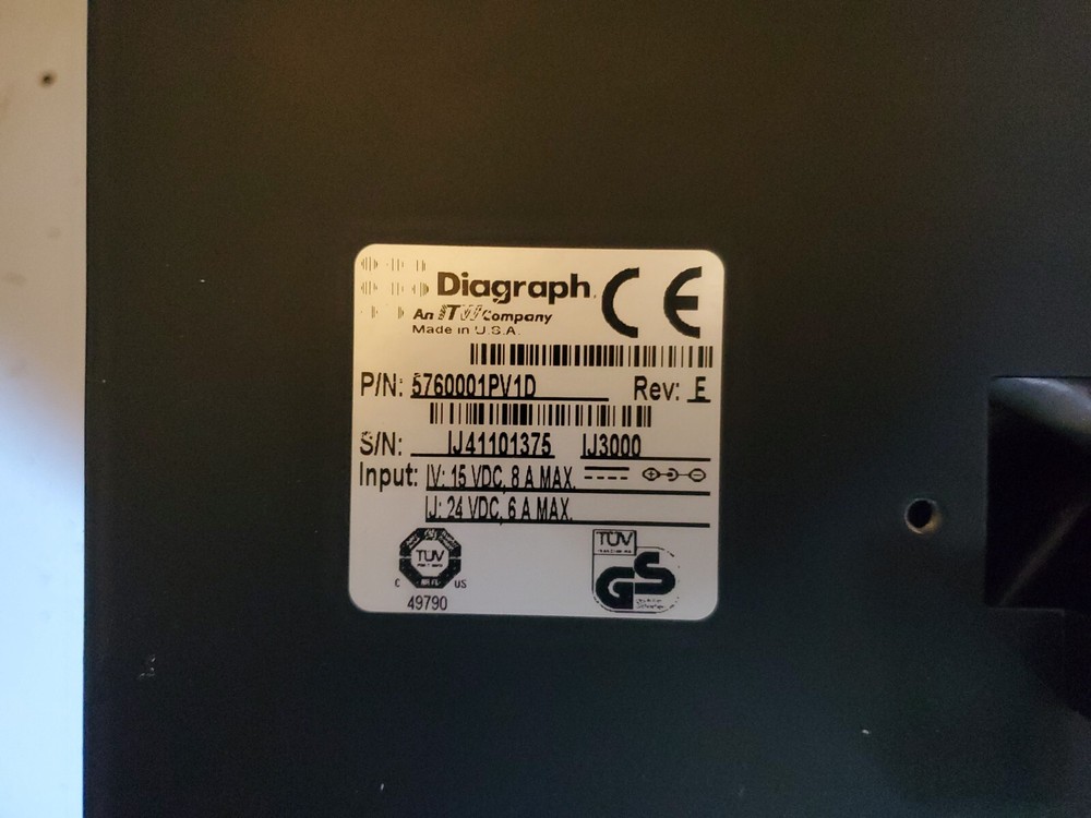 Diagraph Ink Jet Printer Controller Impulse Jet IJ 3000