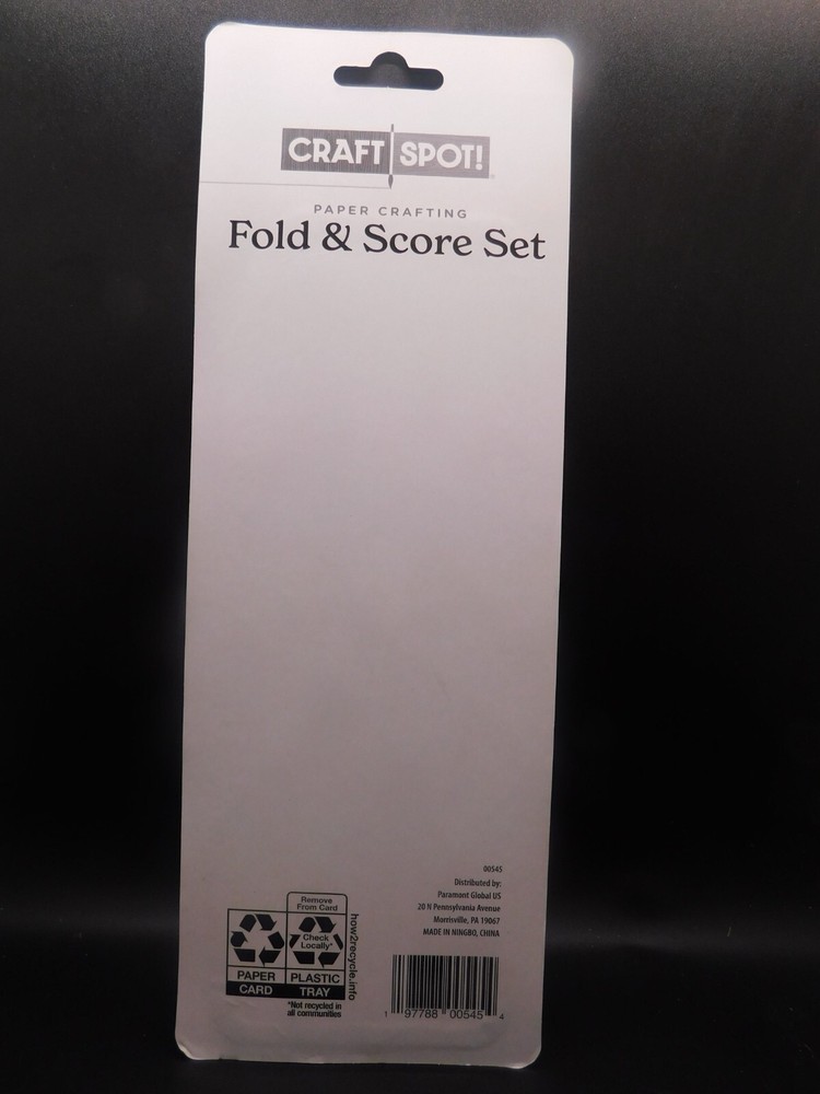 Craft Spot White Fold and Score set 2 tools