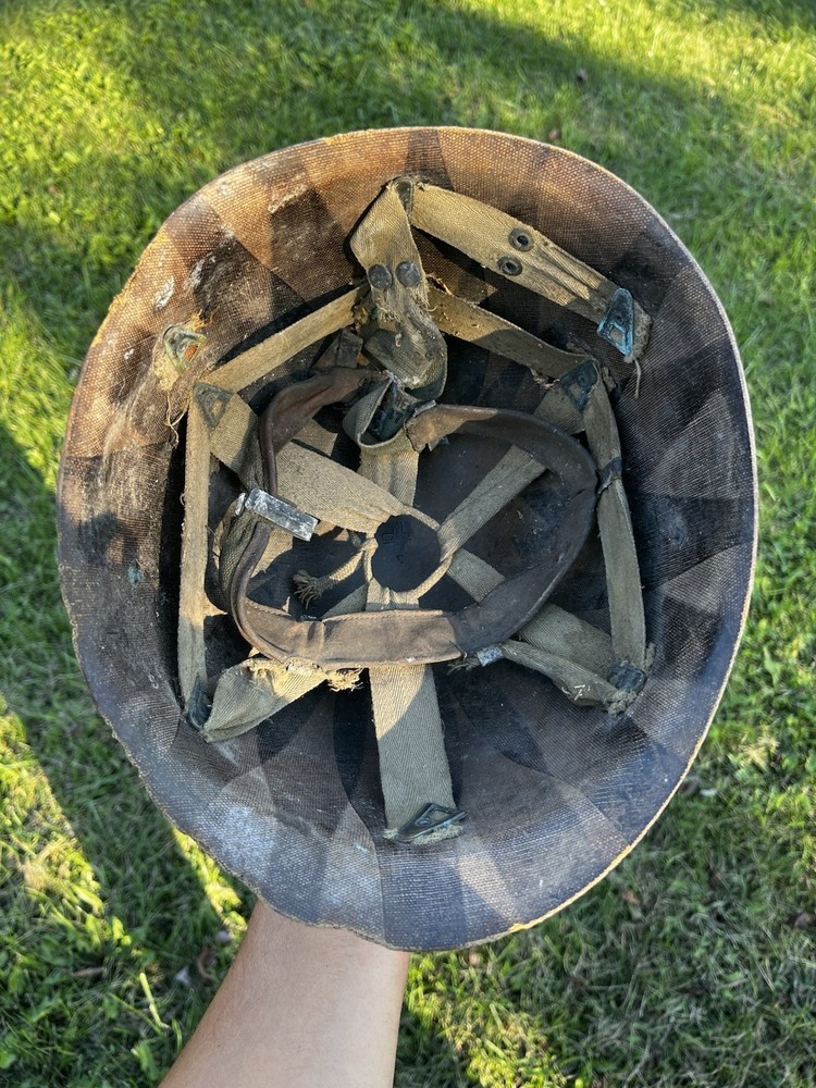 Original WW2 MP helmet liner RARE
