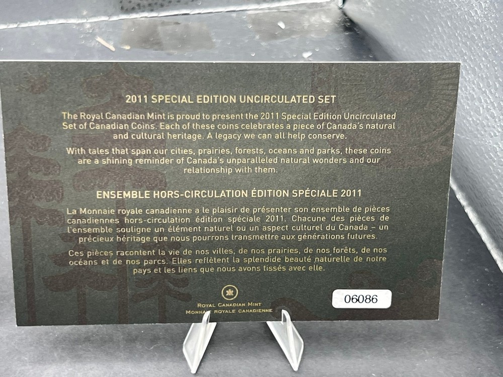 2011 Canada Special Edition Uncirculated 8 Coin Set