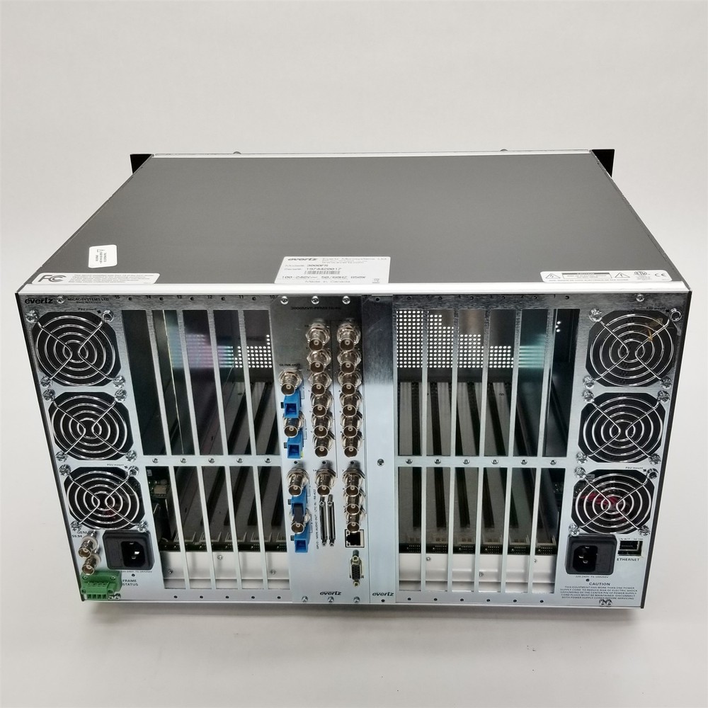 Evertz 3000MVP Multi-Image Processor No PSU w/3000MVP-PPMX16-4G + 3000FC Modules