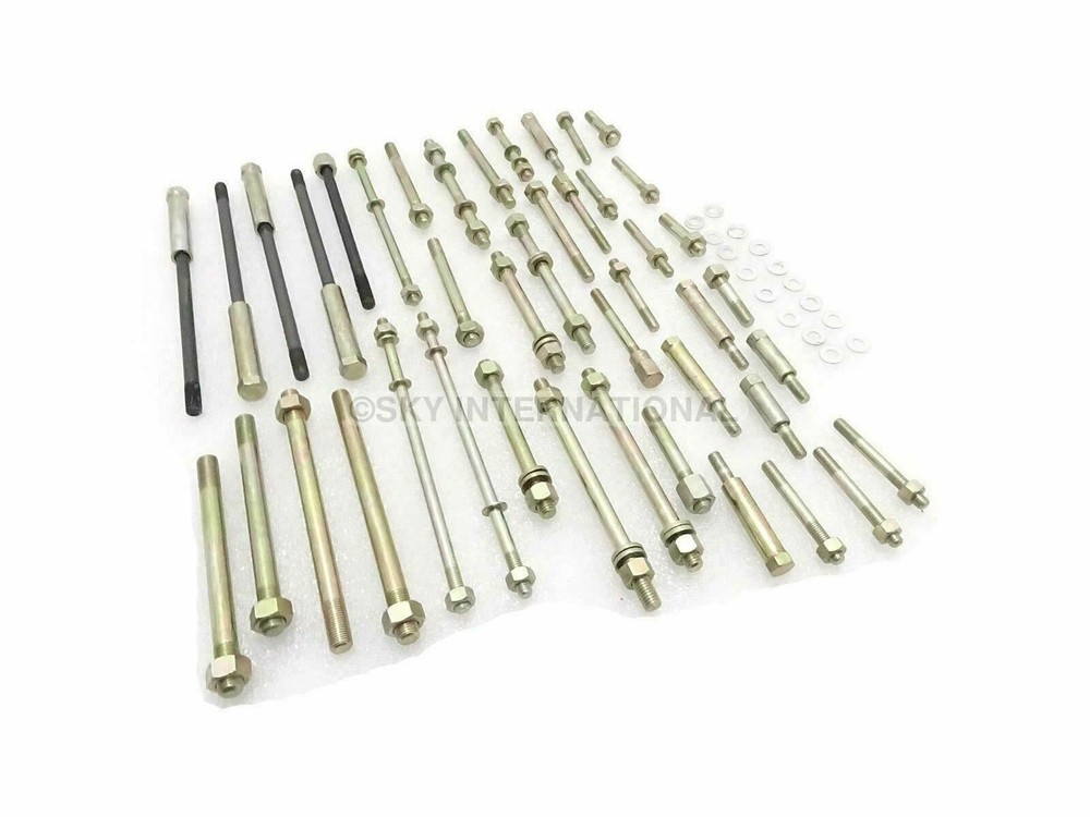 Complete Engine Studs Nut & Washer Kit Compatible With Royal Enfield Bullet STD