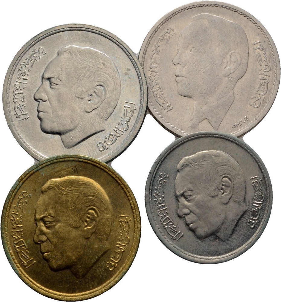 Morocco 4 Piece Original Coin #THW90