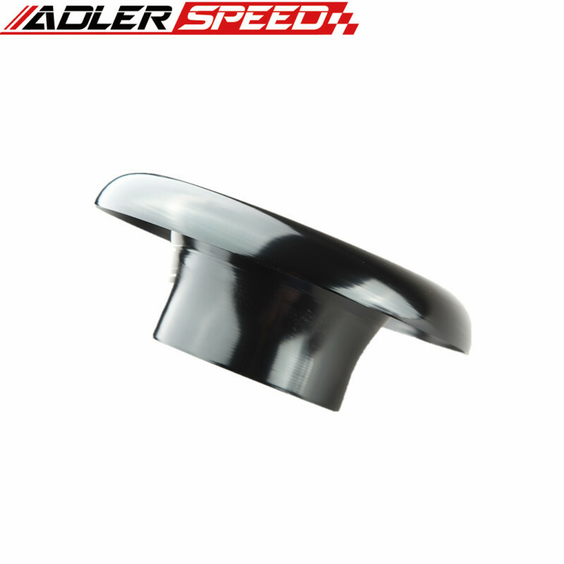 US Aluminum 5" inch Short Ram/Cold Air Intake Turbo Horn Velocity Stack Adapter