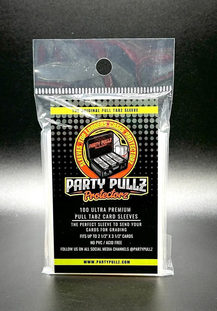Party Pullz Protectorz Ultra Premium Trading Card Pull Tabz Sleeves Case "40 Pac