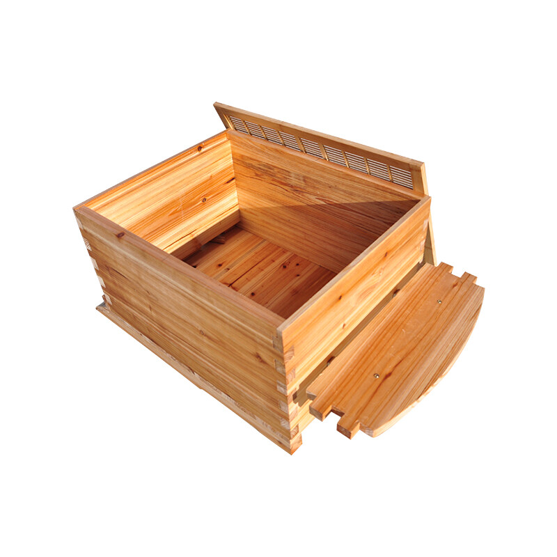 Auto Seep Bee Hives Boxes Langstroth Bee Hive HOUSE + 7x Bee Beekeeping Frames