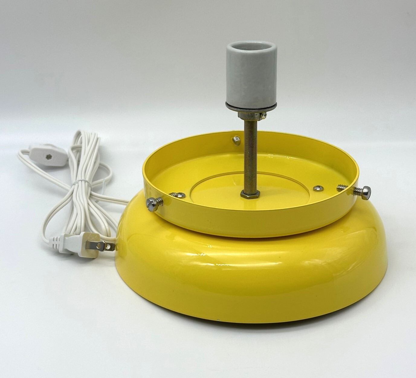 GAS PUMP GLOBE LAMP BASE - 6" BASE W MATCHING COLOR HOLDER - FREE SHIPPING!
