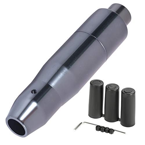 5" Long Weighted Gear Stick Shift Handle Automatic Push Button Shifter Gray