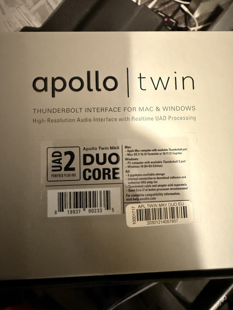 Universal Audio Apollo Twin mkII Duo Core Audio Interface Black
