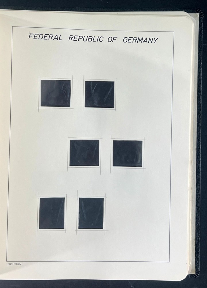 Federal Republic of Germany Lighthouse Leuchtturm Album 1949-1956 ZAYIX