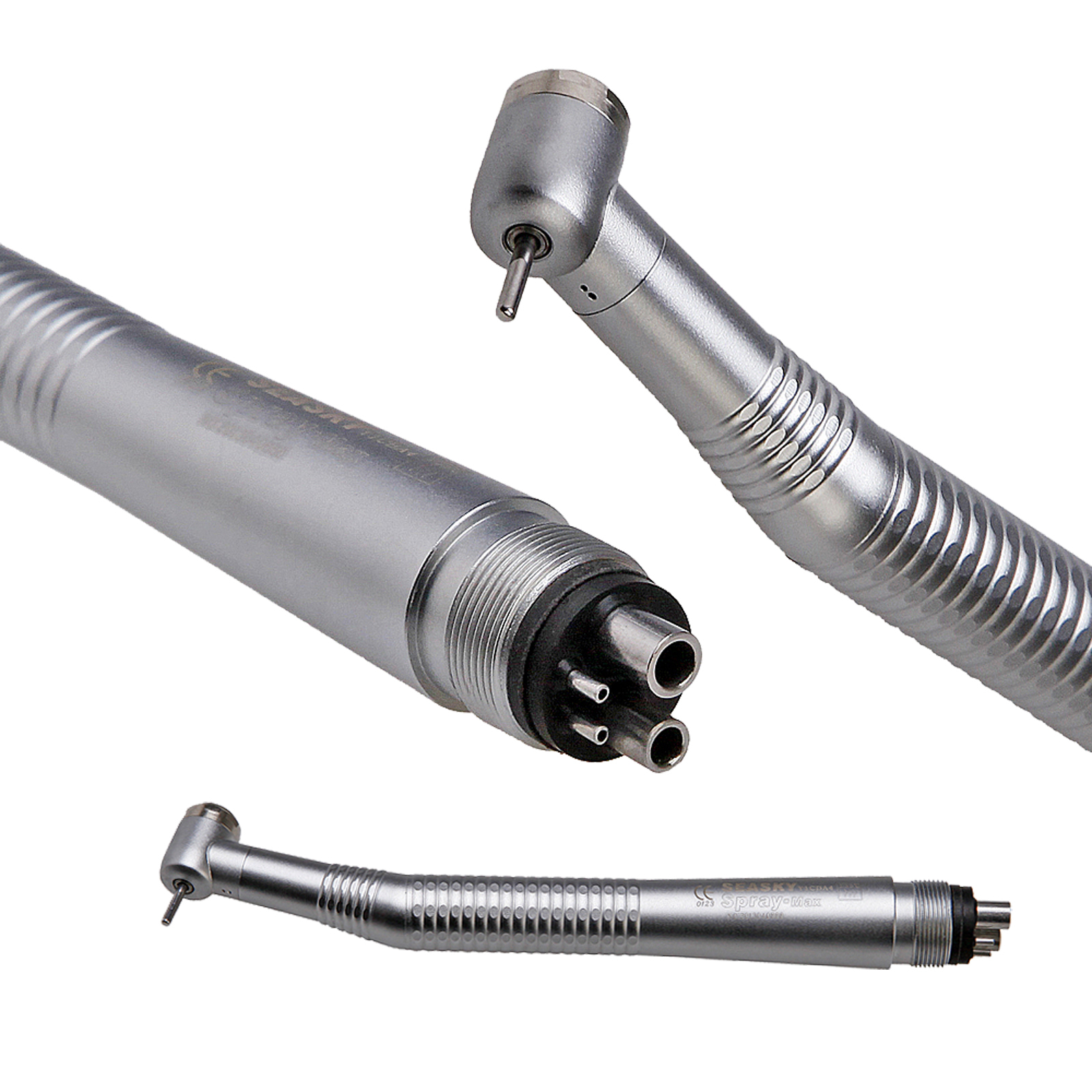 10 Dental NSK Style High Speed Handpiece Push Button Air Turbine M4/4H USA SHIP