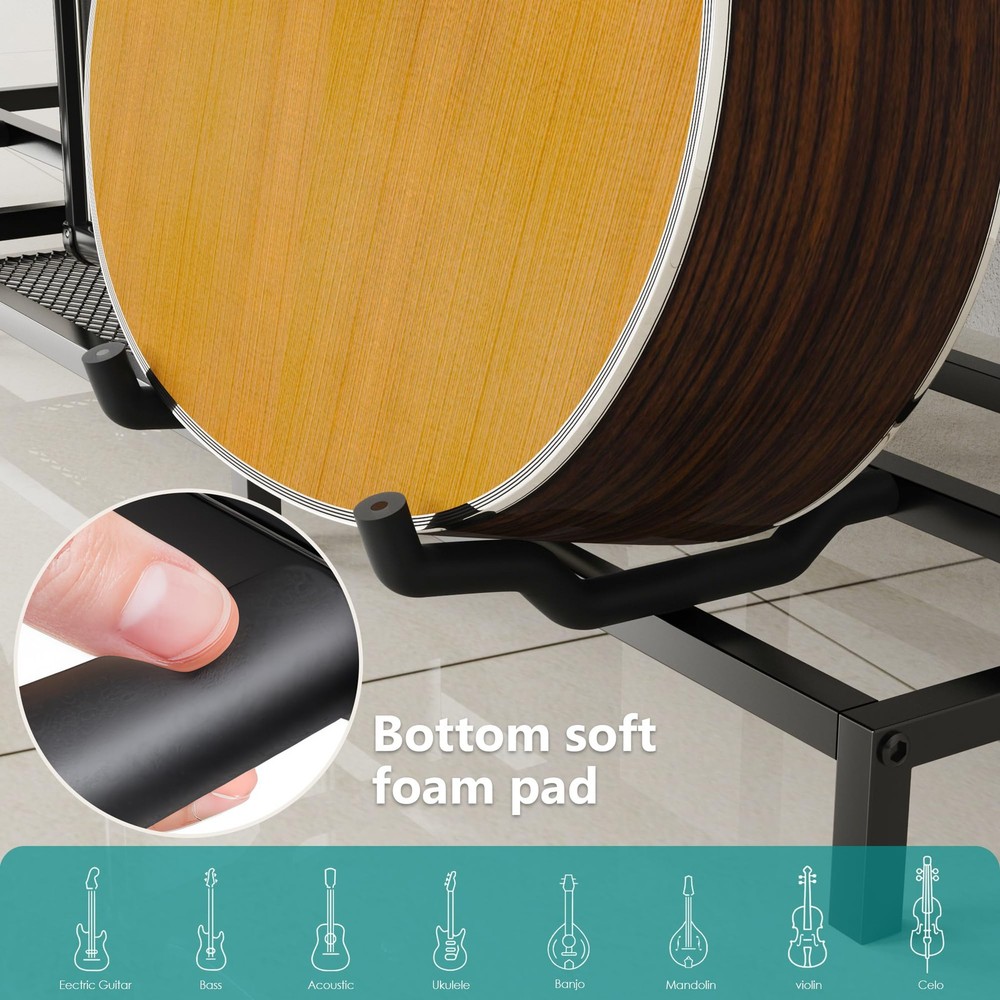Guitar Rack Multi Guitar Stand for Multiple Guitars, Multiple Guitar Rack Hol...