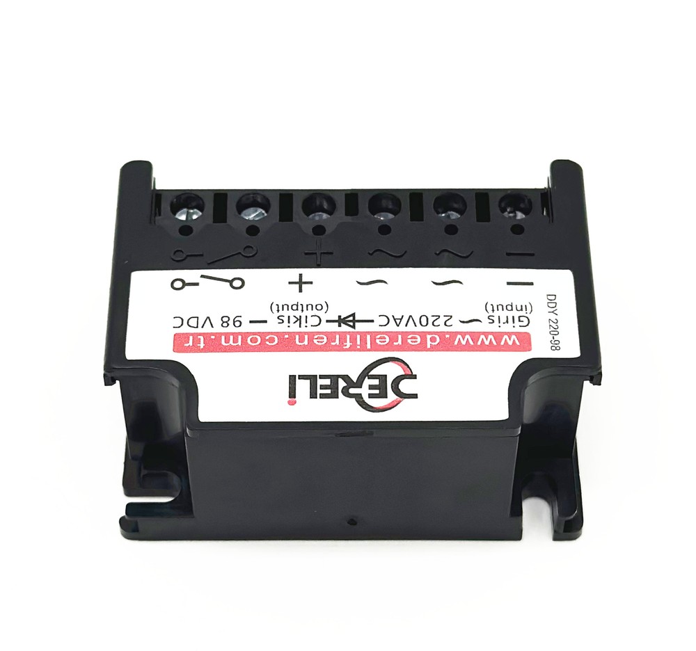 DERELI DDY 220-98 input 220VAC output 98VDC Half-Wave Brake Rectifier module