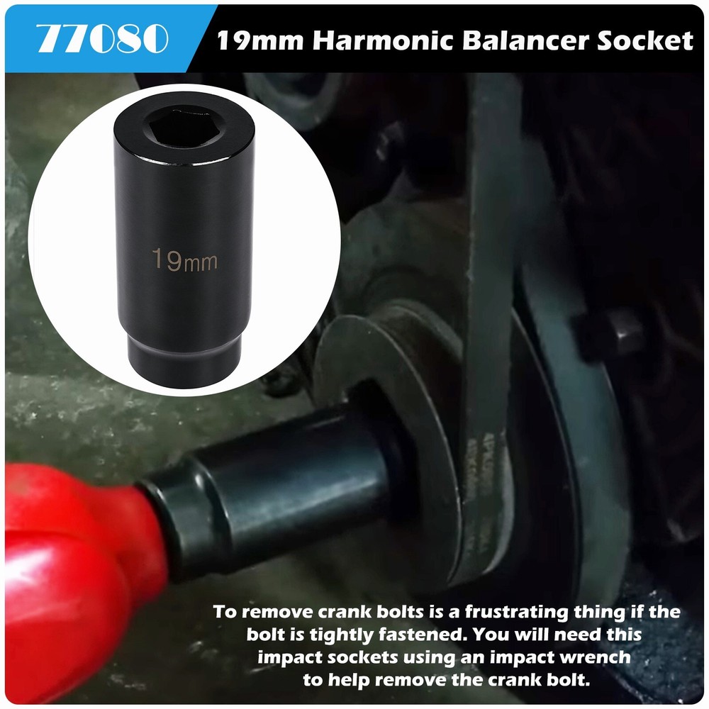 19MM Harmonic Balancer Socket for Honda LIS-77080